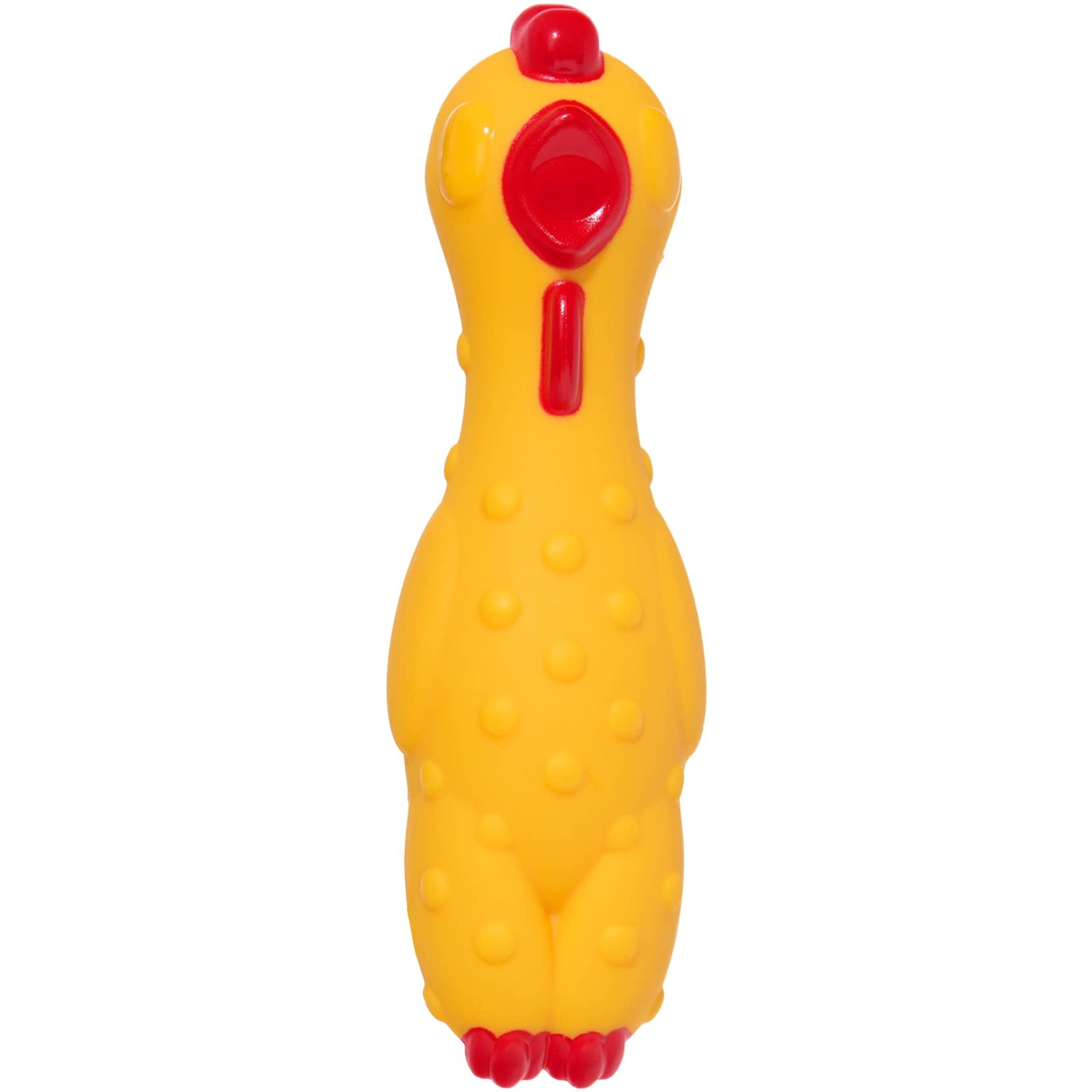 BARK Fozziwig Factory Prop Chicken Tough Dog Chew Toy, Large