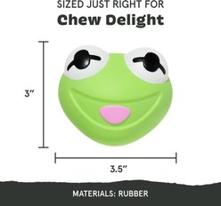 BARK Kermit the Frog as Bouncing Bob Catch-It Squeaky Dog Chew Toy, Large slide 2 of 6