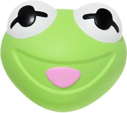 BARK Kermit the Frog as Bouncing Bob Catch-It Squeaky Dog Chew Toy, Large