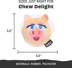 BARK Miss Piggy as Bouncing Emily Catch-it Squeaky Dog Chew Toy, Medium/Large slide 2 of 6
