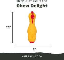 BARK Fozziwig Factory Prop Chicken Tough Dog Chew Toy, Large slide 2 of 6