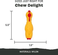 BARK Fozziwig Factory Prop Chicken Tough Dog Chew Toy, Small slide 2 of 6