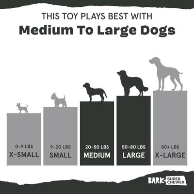 Show full view: BARK Miss Piggy as Bouncing Emily Catch-it Squeaky Dog Chew Toy, Medium/Large slide 6 of 7