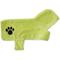 Show in main carousel: Bone Dry Embroidered Paw Microfiber Dog Robe, Lettuce Green, Small slide 2 of 7