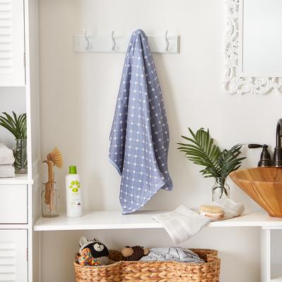 Show full view: Bone Dry Embroidered Microfiber Dog Towel, Stonewash Blue, Large slide 3 of 6