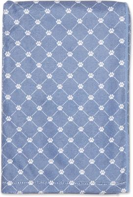 Show full view: Bone Dry Embroidered Microfiber Dog Towel, Stonewash Blue, Large slide 2 of 6