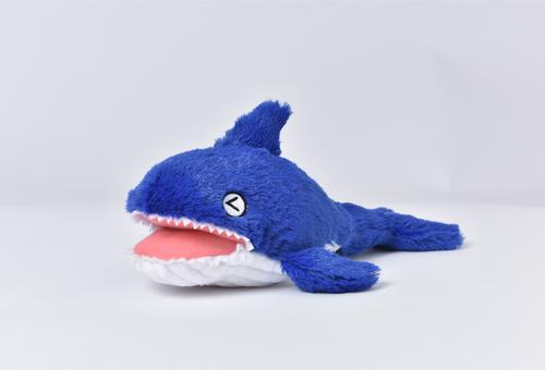 Show full view: EYS Biting Shark Flop & Jump Interactive Plush Cat Toy with Catnip slide 6 of 9
