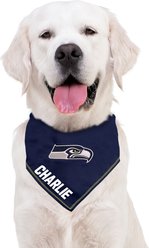 Pets First NFL Seattle Seahawks Personalized Dog Bandana, Large/X-Large slide 2 of 5