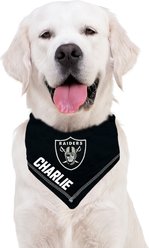Pets First NFL Oakland Raiders Personalized Dog Bandana, Small/Medium slide 2 of 5