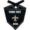 Show in main carousel: Pets First NFL New Orleans Saints Personalized Dog Bandana, Large/X-Large slide 1 of 5