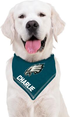 Show full view: Pets First NFL Philadelphia Eagles Personalized Dog Bandana, Large/X-Large slide 5 of 5