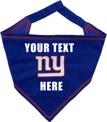 Pets First NFL New York Giants Personalized Dog Bandana, Large/X-Large