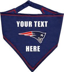 Pets First NFL New England Patriots Personalized Dog Bandana, Large/X-Large