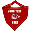 Show in main carousel: Pets First NFL Kansas City Chiefs Personalized Dog Bandana, Large/X-Large slide 1 of 5