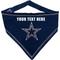 Show in main carousel: Pets First NFL Dallas Cowboys Personalized Dog Bandana, Small/Medium slide 1 of 6