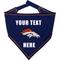 Show in main carousel: Pets First NFL Denver Broncos Personalized Dog Bandana, Large/X-Large slide 1 of 5