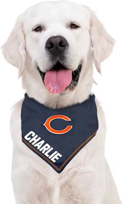 Show full view: Pets First NFL Chicago Bears Personalized Dog Bandana, Large/X-Large slide 5 of 5