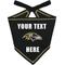 Show in main carousel: Pets First NFL Baltimore Ravens Personalized Dog Bandana, Large/X-Large slide 1 of 5