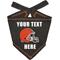 Show in main carousel: Pets First NFL Cleveland Browns Personalized Dog Bandana, Large/X-Large slide 1 of 5