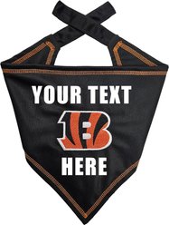 Pets First NFL Cincinnati Bengals Personalized Dog Bandana, Large/X-Large