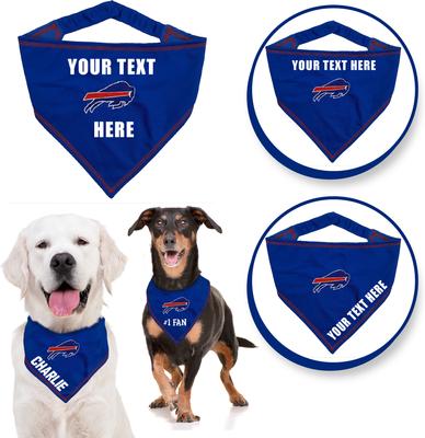 Show full view: Pets First NFL Buffalo Bills Personalized Dog Bandana, Large/X-Large slide 3 of 5