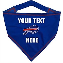 Pets First NFL Buffalo Bills Personalized Dog Bandana, Large/X-Large