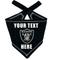 Show in main carousel: Pets First NFL Oakland Raiders Personalized Dog Bandana, Small/Medium slide 1 of 6