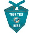 Show in main carousel: Pets First NFL Miami Dolphins Personalized Dog Bandana, Small/Medium slide 1 of 5