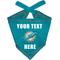 Show in main carousel: Pets First NFL Miami Dolphins Personalized Dog Bandana, Small/Medium slide 1 of 5