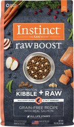 Instinct Raw Boost Adult Grain-Free Real Salmon Recipe Dry Dog Food, 19-lb bag