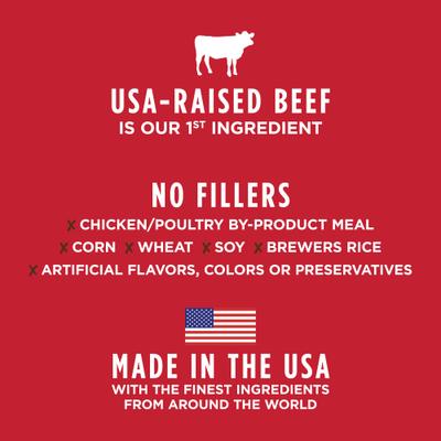 Show full view: Instinct Be Natural Adult Real Beef & Barley Recipe Dry Dog Food, 25-lb bag slide 5 of 11