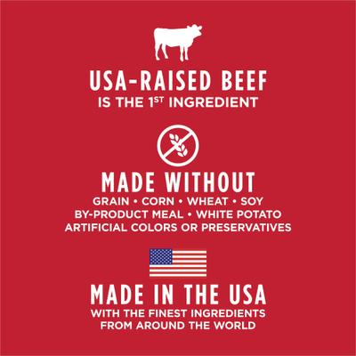 Show full view: Instinct Raw Boost Adult Grain-Free Real Beef Recipe Dry Dog Food, 10-lb bag slide 6 of 12