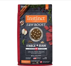 Instinct RawBoost High Protein Real Beef Recipe Dry Dog Food, 10-lb bag