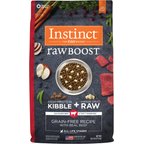 Instinct Raw Boost Adult Grain-Free Real Beef Recipe Dry Dog Food, 20-lb bag