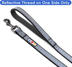 Pawtitas Personalized Padded Reflective Dog Leash, Black, Extra Small/Small: 6-ft long, 5/8-in wide slide 2 of 9