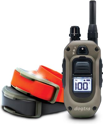 Show full view: Dogtra 1900X 2-Dog 4000-ft IPX9K Waterproof Vibration & Tone Remote Dog Training Collar, 13 to 20-in neck, Black slide 9 of 9