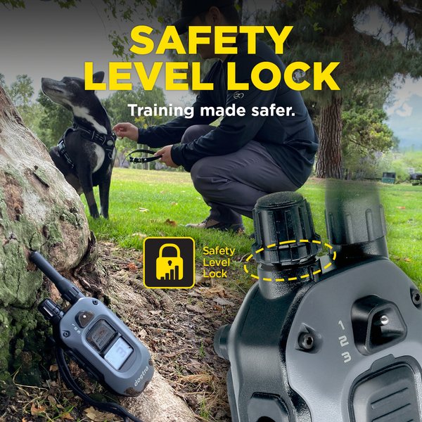 Show full view: Dogtra 280X 2/Dog 1/2 Mile IPX9K Waterproof Vibration & Tone Remote Dog Training Collar, 8 to 10-in neck, Black slide 4 of 9