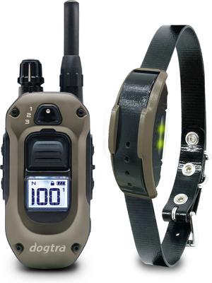 Show full view: Dogtra 1900X 4000-ft IPX9K Waterproof Vibration & Tone Remote Dog Training Collar, 13 to 20-in neck, Black slide 9 of 10