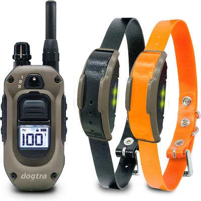 Show full view: Dogtra 1900X 2-Dog 4000-ft IPX9K Waterproof Vibration & Tone Remote Dog Training Collar, 13 to 20-in neck, Black slide 3 of 9