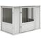 Show in main carousel: New Age Pet ECOFLEX FlexiDoor Double Door Furniture Style Dog Crate, Antique White, X-Large: 43.3 inch slide 4 of 11