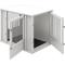 Show in main carousel: New Age Pet ECOFLEX FlexiDoor Double Door Furniture Style Dog Crate, Antique White, Medium: 32 inch slide 6 of 12