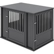 Show in main carousel: New Age Pet ECOFLEX FlexiDoor Double Door Furniture Style Dog Crate, Black, Large: 38.3 inch slide 4 of 11