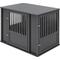Show in main carousel: New Age Pet ECOFLEX FlexiDoor Double Door Furniture Style Dog Crate, Black, Large: 38.3 inch slide 4 of 12