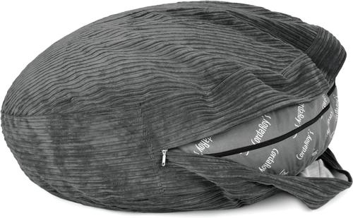 Show full view: Cordaroys Forever Terry Corduroy Dog Bed, Dark Grey, 40-in slide 3 of 6