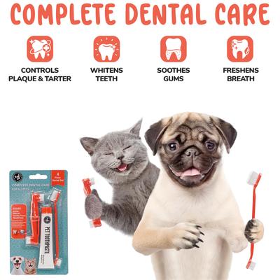 Show full view: Precious Tails 2 Piece Dog & Cat Dental Kit slide 4 of 8