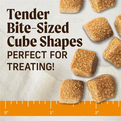 Show full view: Merrick Healthy Bites Chicken & Bone Broth Grain-Free Soft & Chewy Dog Treats, 6-oz pouch slide 4 of 12