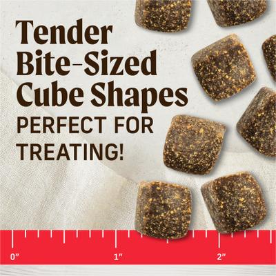 Show full view: Merrick Healthy Bites Beef & Bone Broth Grain-Free Soft & Chewy Dog Treats, 6-oz pouch slide 4 of 12