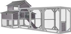 Aivituvin AIR46-M Chicken Coop with Run, 8 to 10 Chicken Capacity, 118-in