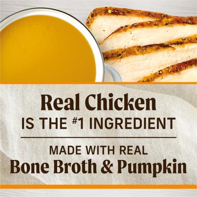 Show full view: Merrick Healthy Bites Chicken & Bone Broth Grain-Free Soft & Chewy Dog Treats, 6-oz pouch slide 6 of 12