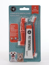 Precious Tails 4 Piece Dog & Cat Dental Kit
